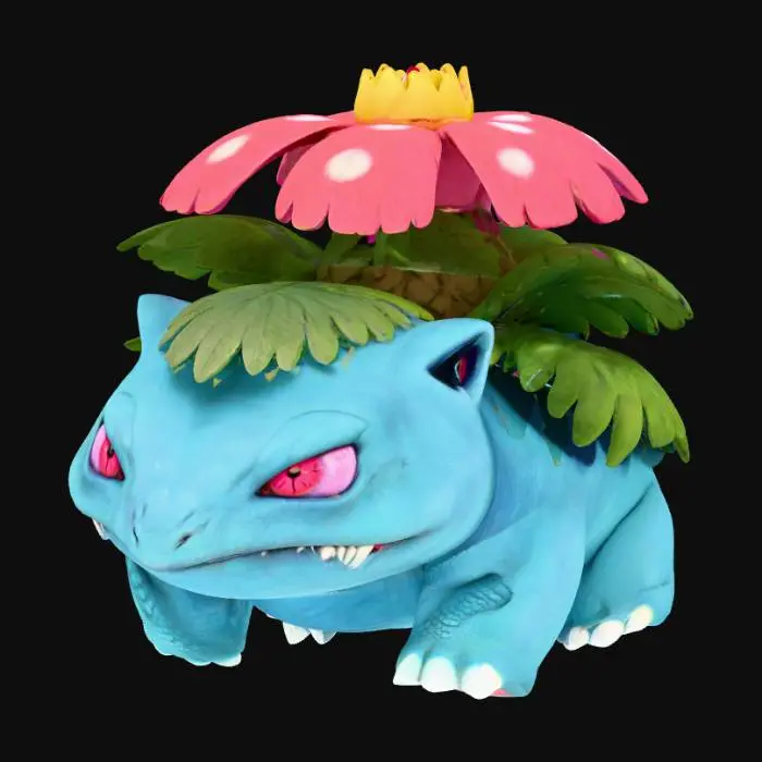 3D model for Floral Guardian