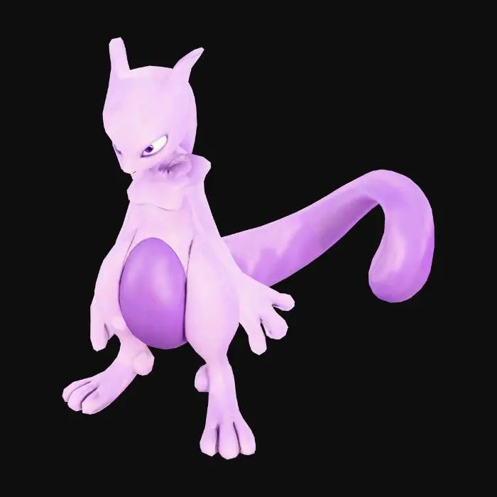 3D model for Mewtwo Stance