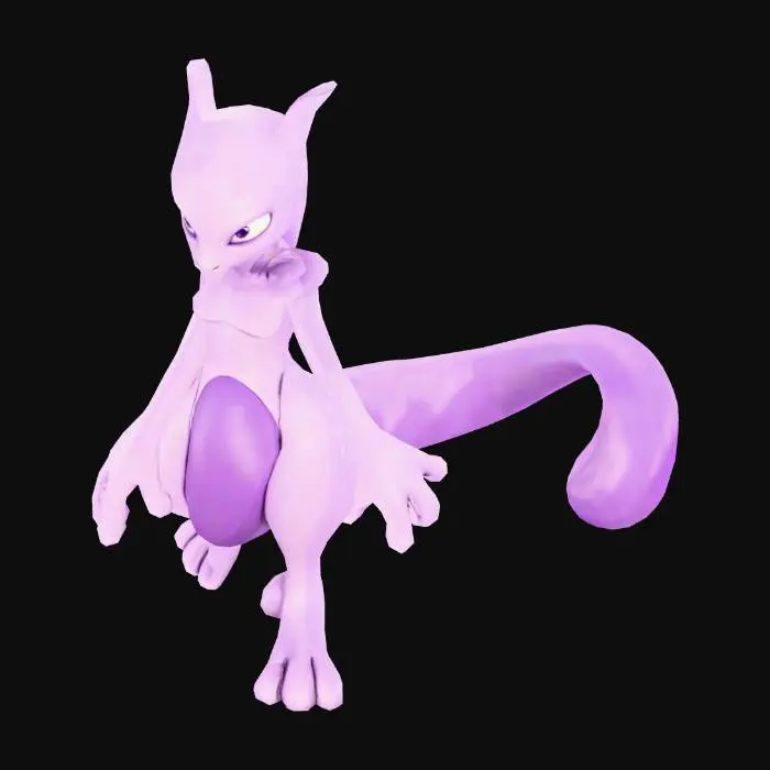 3D model for Mewtwo Stance