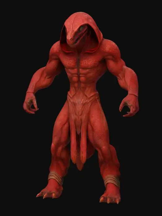 3D model for Cobra Snake Reptilian Cultist
