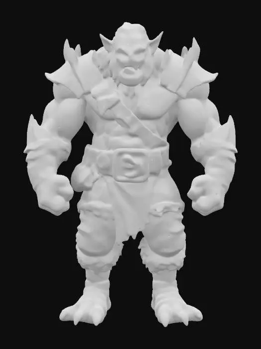 3D model for Blazing Fury Orc
