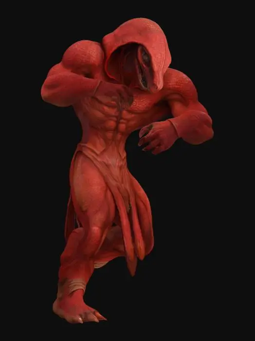 3D model for Cobra Snake Reptilian Cultist