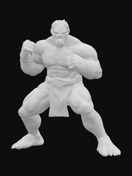 3D model for Fierce Warrior Beast