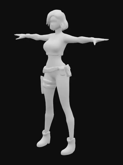 3D model for Adventurous Heroine Agent valorant