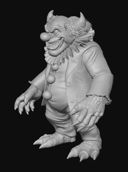 3D model for Ein Professor als clownmoster