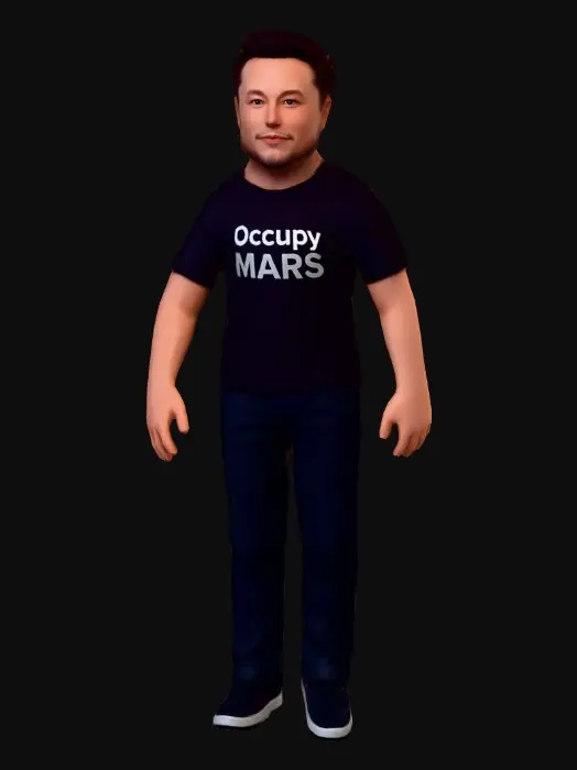 3D model for Occupy Mars Avatar