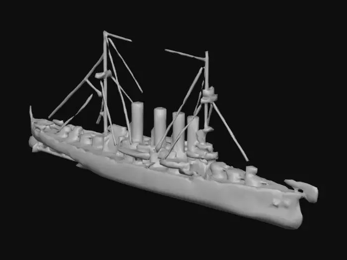3D model for battle ship "Аврора"