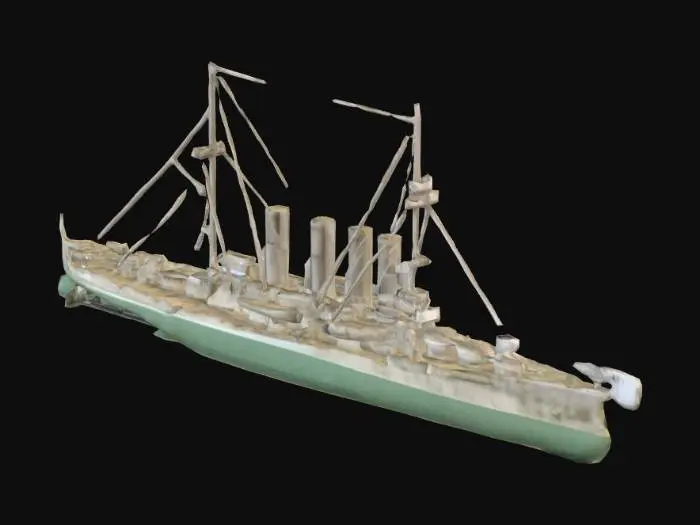 3D model for battle ship "Аврора"