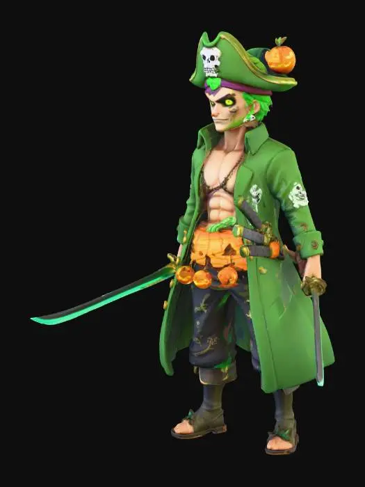 3D model for One Piece Zoro