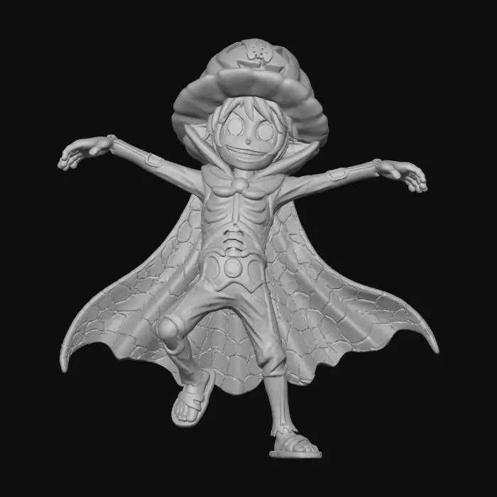 3D model for One Piece Luffy