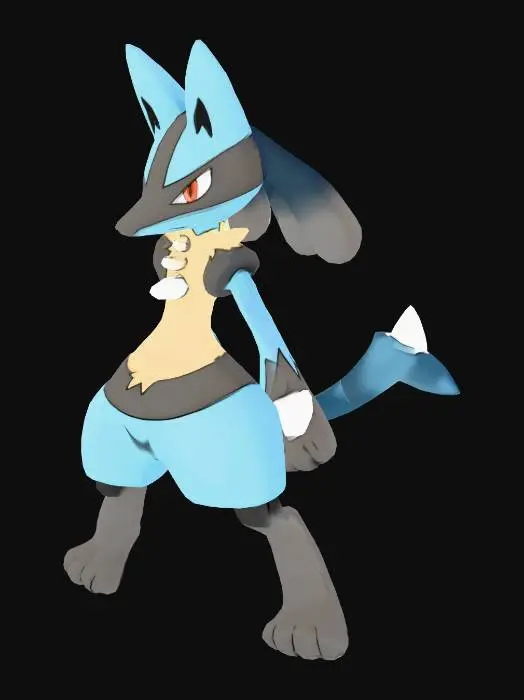 3D model for Lucario
