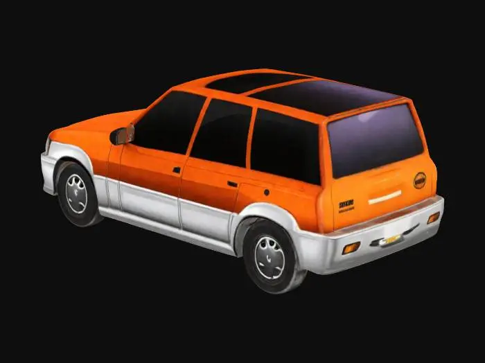 3D model for Daewoo Tico , #ocean# 