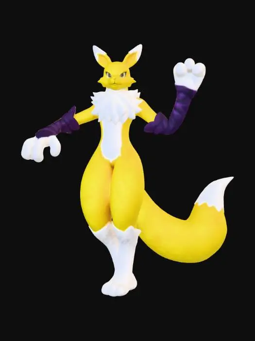 3D model for Renamon