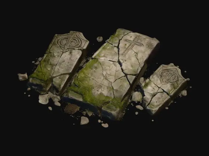 3D model for grabsteine