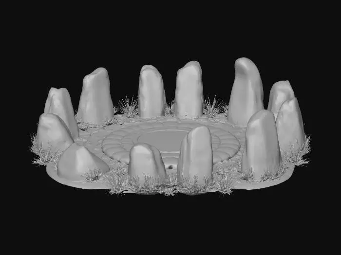 3D model for Sunken Runic Circle