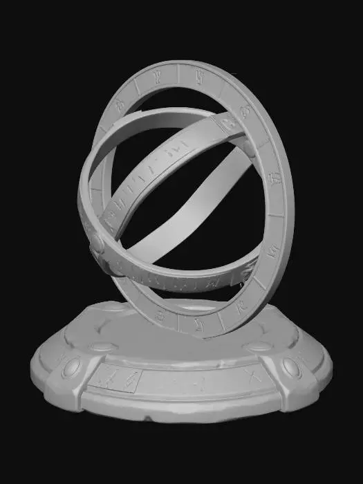3D model for Runic Armillary Sphere
