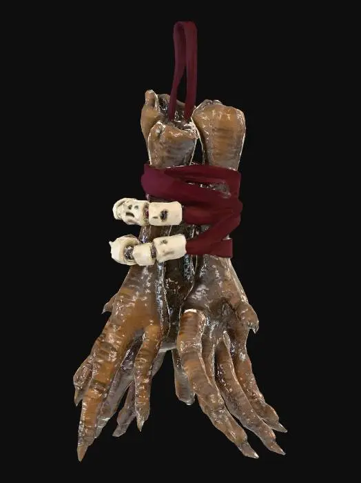 3D model for voodoo chickenfeet