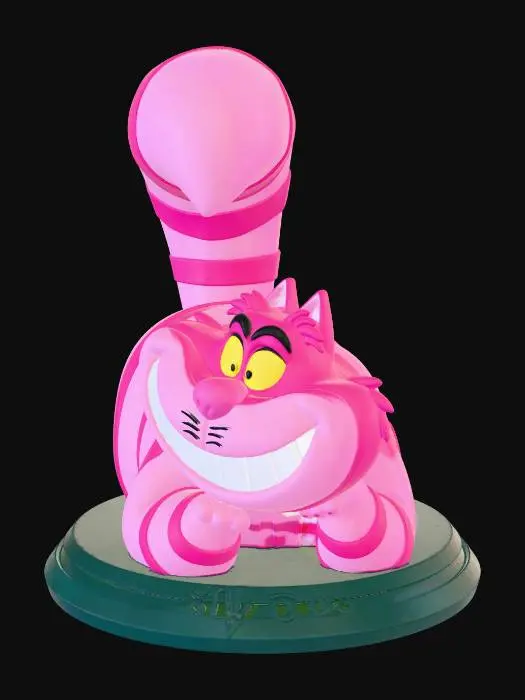 3D model for grinse katze