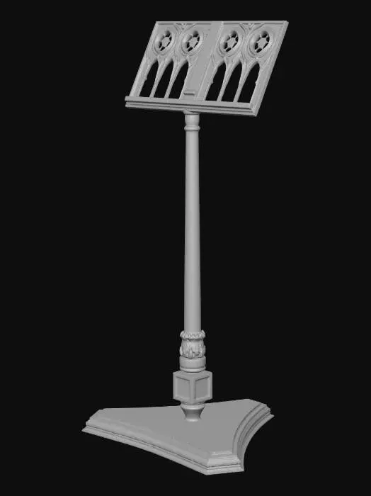 3D model for Ornate Gothic Music Stand