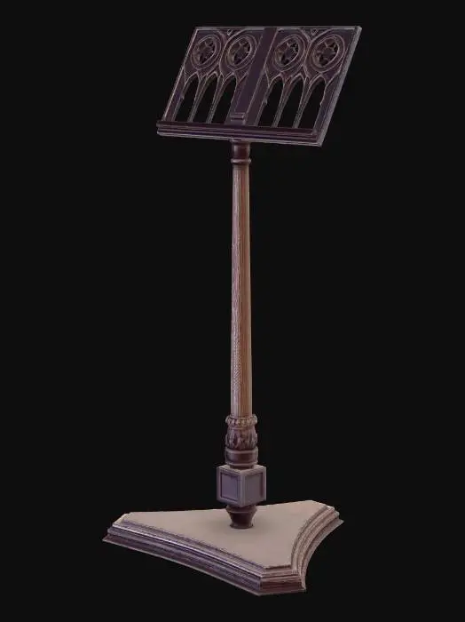 3D model for Ornate Gothic Music Stand