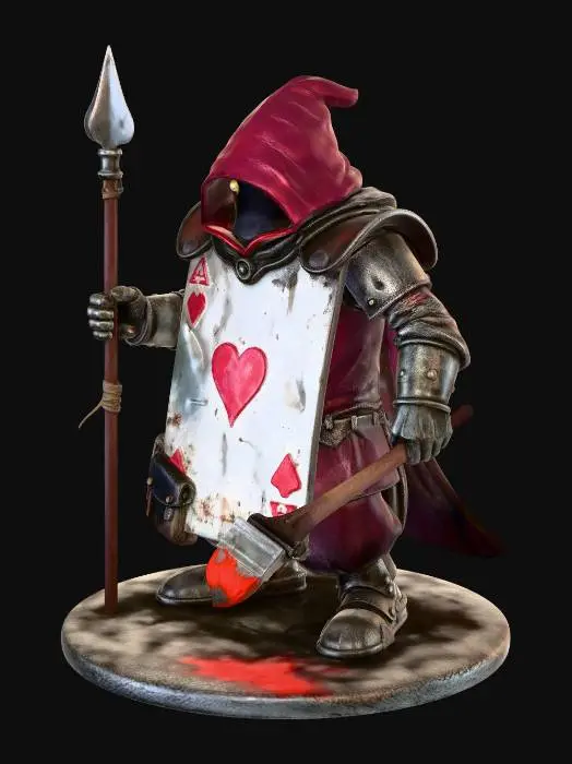 3D model for alice in wonderland