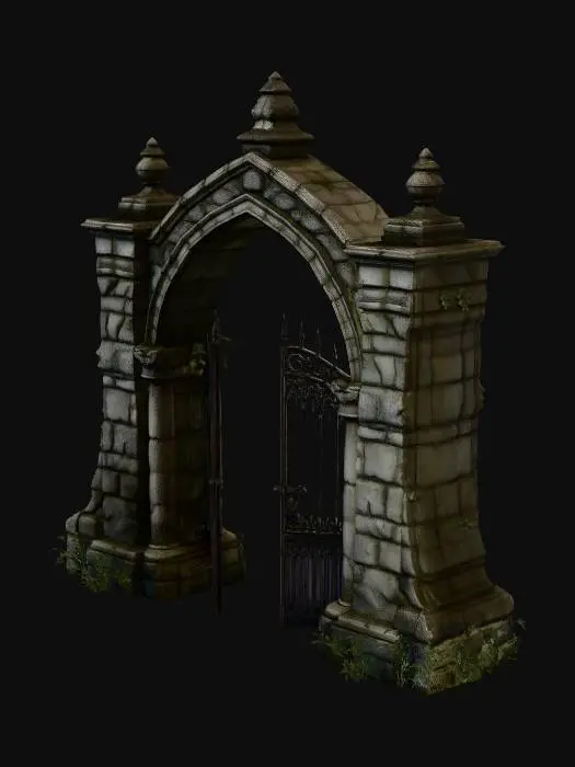 3D model for Stone Arch Gate