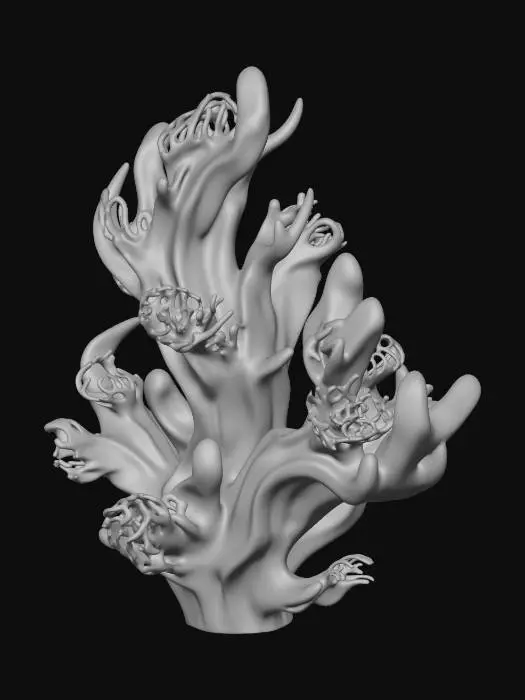 3D model for Neon Coral Bloom