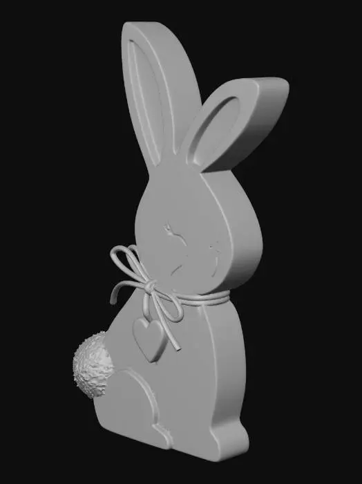 3D model for Hoppy Heart Bunny
