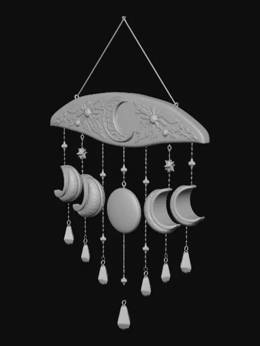 3D model for monndecoration