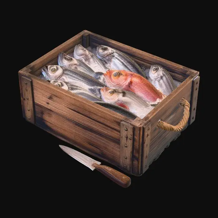 3D model for fish box