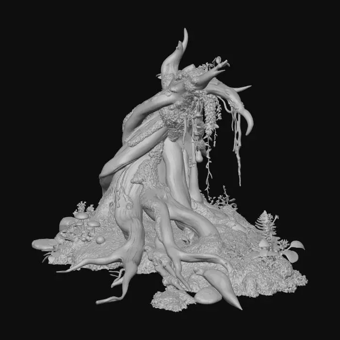 3D model for Arch of Light and Moss