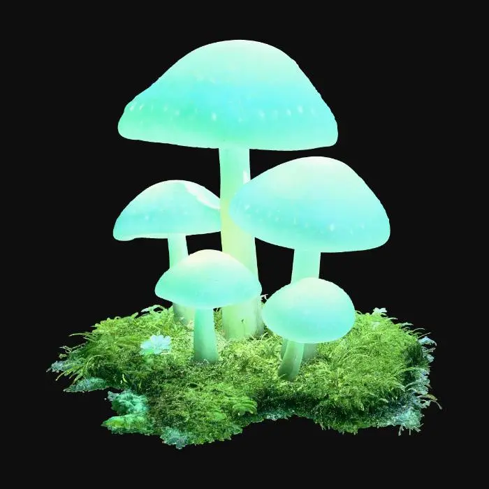 3D model for mystic mushrooms