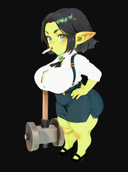 3D model for Goblin Businesswoman
