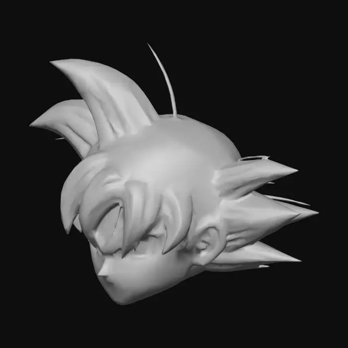 3D model for Goku Silhouette