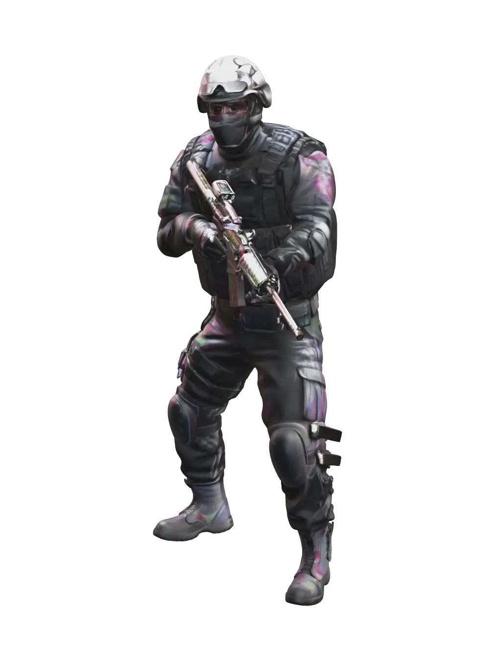 Modern Counterstrike - Fps 3D model, vytvořený pomocí AI