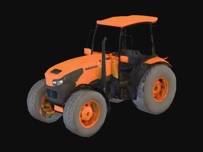3D model for Tractor Illustration