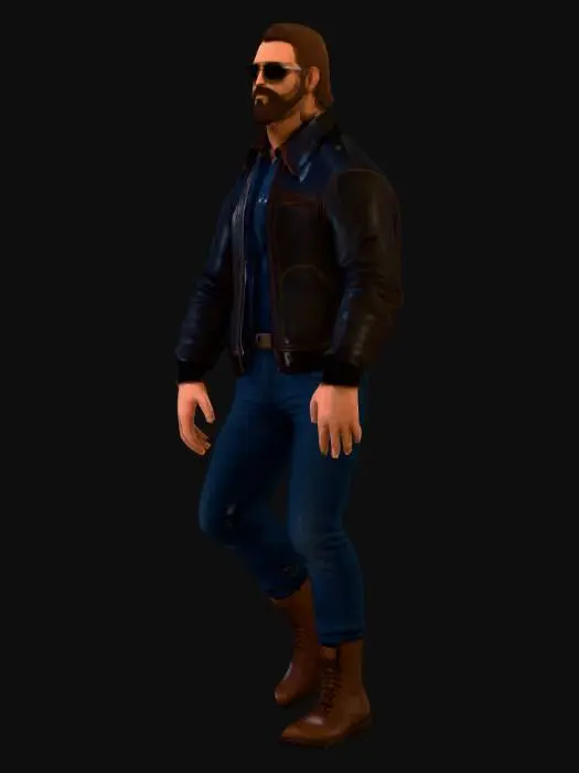 3D model for Motorcycle Maverick