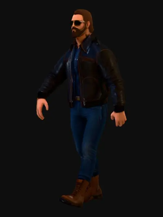 3D model for Motorcycle Maverick