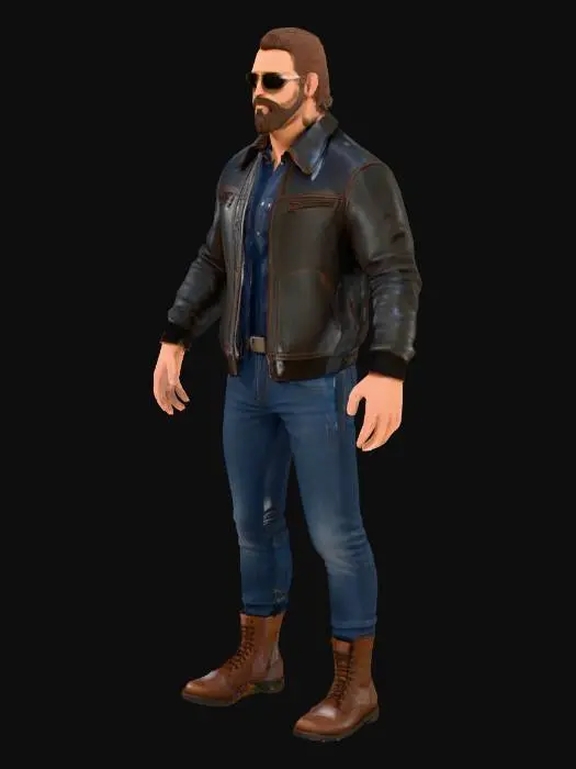 3D model for Motorcycle Maverick