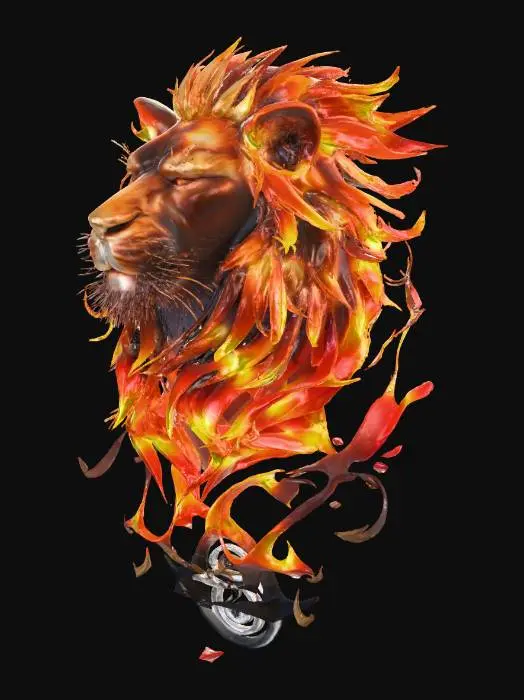 3D model for Lion's Pride Emblem