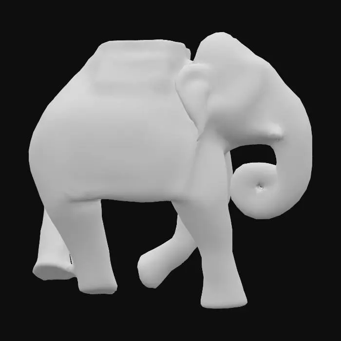 3D model for Majestic Painted Elephant