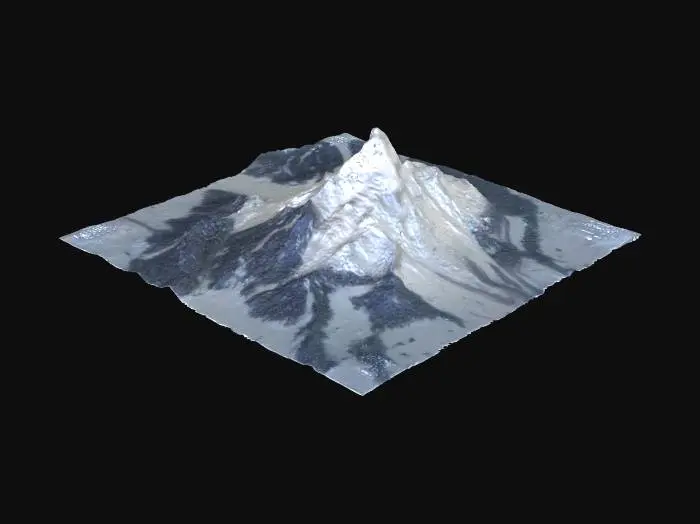 3D model for snow mount 