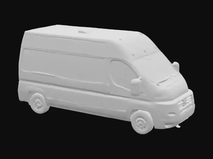 3D model for rusty  fiat ducato
