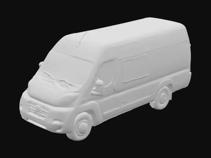 3D model for rusty fiat ducato
