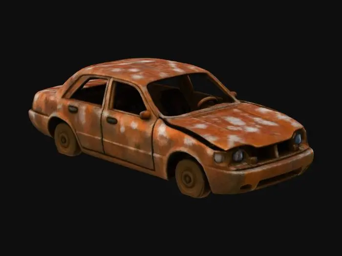 3D model for Desolate Wasteland