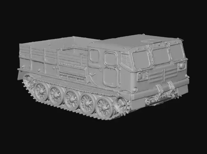 3D model for Tracked Vehicle in Park.
