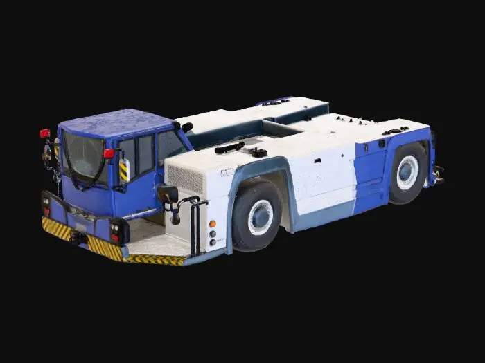 3D model for Airport Tug at Frankfurt