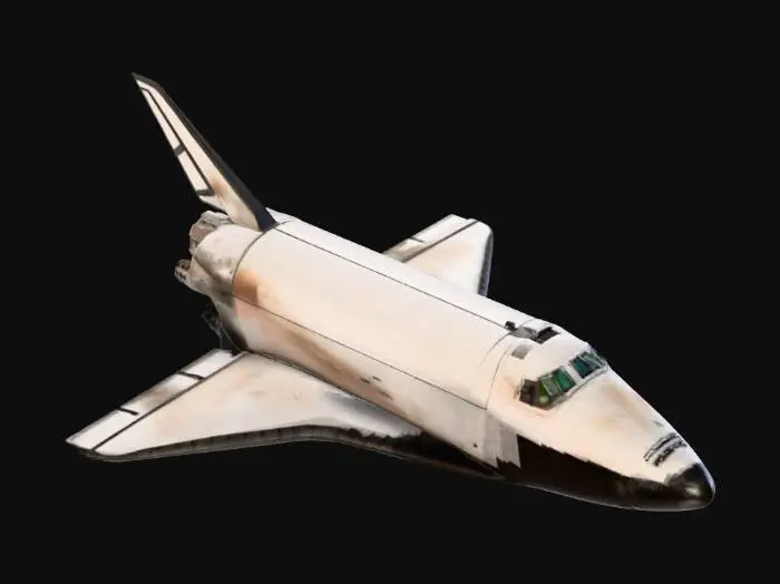 3D model for Shuttle in Flight