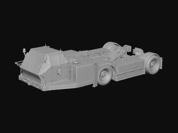 3D model for Airport Tug Vehicle