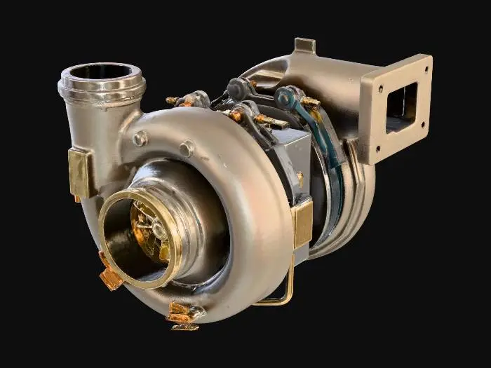 3D model for Turbocharger Render